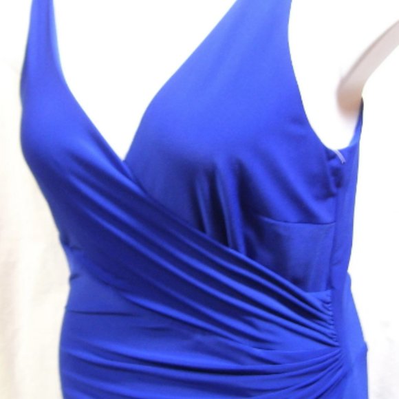 Ralph Lauren Vibrant Blue Prom Evening Gown Size 12 NWOT - Picture 3 of 5
